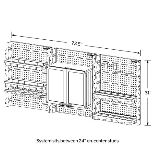 Store More Storage Wall Kit